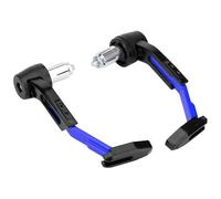 Ggwqoops Motorcycle Hand Guards Adjustable Length Universal 7/8" Handlebar Protecter Brake Lever Guard for Motorcycle Scooter for ATV Hand Guard Hand Guards Motorcycle(Blue)