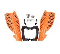 Ggwqoops Motorcycle Hand Guards for Kawasaki 65-450CC KX for KXF for KLX for KDX Universal 7/8" Bar Dirt Pit Bike Handguards Hand Protectors Hand Guards Motorcycle(Orange Black)