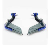 Ggwqoops Motorcycle Hand Guards for Suzuki for GSR 600 for GSR750 for SV650 SV400 for V-Strom 650 for V-Strom 1050 Aluminum Alloy Motorcycle Hand Guard 22MM Universal Hand Guards Motorcycle(Blue)