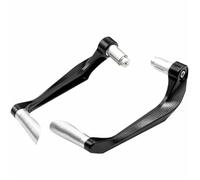 Ggwqoops Motorcycle Hand Guards for Suzuki for GSXR 600 750 1000 K3 K4 K5 K6 K7 K8 Motorcycle CNC Handlebar Grips Guard Brake Clutch Levers Guard Protector(Silver)