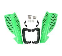 Ggwqoops Motorcycle Hand Guards for Suzuki for Kawasaki for Beta for Sherco Universal 7/8" Bar Dirt Pit Bike HandguardsHand Protectors Hand Guards Motorcycle(Green Black)