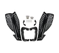Ggwqoops Motorcycle Hand Guards for Suzuki for Kawasaki for Beta for Sherco Universal 7/8" Bar Dirt Pit Bike HandguardsHand Protectors Hand Guards Motorcycle(Black White)