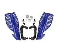 Ggwqoops Motorcycle Hand Guards for Suzuki for Kawasaki for Beta for Sherco Universal 7/8" Bar Dirt Pit Bike HandguardsHand Protectors Hand Guards Motorcycle(Blue White)