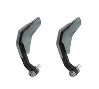 Ggwqoops Motorcycle Hand Guards Windproof Universal 7/8" Handlebar Protectors for Motorcycle Scooter Mountain Brake Lever Guard with Aluminum Stiffener Hand Guards Motorcycle(Titanium Color)