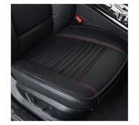 Ggwqoops PU Leather Car Seat Cover Universal Vehicle Seat Cushion Anti Slip Chair Protector Mat Waterproof Sweatproof Surface Car Seat Covers(Front Red line 1pc)