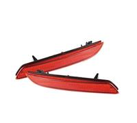Ggwqoops Rear Reflector Bumper Light FOR CR-Z FOR Insight FOR Hybrid 2010-2014 FOR CR-V 2012-2014 2PCS RED Smoke Lens LED Rear Bumper Reflector Brake Tail Lights(2pcs RED LENS)