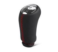 Ggwqoops Shift Lever Knob for Megana Gear Head Manual Shift Accessories Leather Lever Head Three Colors with Red White Black Car Gear Stick Knob(Red)