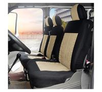 Ggwqoops Universal 2+1 Seat Covers Protector For Transporter Van Universal Polyester Fabric Car Truck Accessories Car Seat Covers(BEIGE)