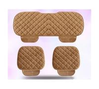 Ggwqoops Universal Anti-slip Warm Winter SUV Car Seat Cover Cushion Front Rear Flax Cushion Breathable Protector Mat Pad Accessories Car Seat Covers(Brown color)