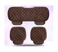 Ggwqoops Universal Anti-slip Warm Winter SUV Car Seat Cover Cushion Front Rear Flax Cushion Breathable Protector Mat Pad Accessories Car Seat Covers(Dark brown color)