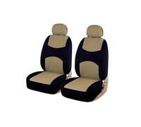 Ggwqoops Universal Auto Seat Covers For Car Truck SUV Van 2 Seater Front Protector Front Pair Polyester Car Seat Covers(Beige 2 pieces)