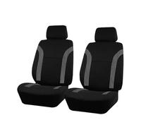 Ggwqoops Universal Breathable Car Seat Covers Air Mesh Fabric Splicing With Polyester Fabric Fit For Most Suv Accessories Interior Car Seat Covers(Gray 2 front seat)
