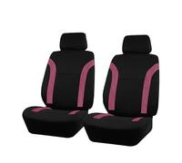 Ggwqoops Universal Breathable Car Seat Covers Air Mesh Fabric Splicing With Polyester Fabric Fit For Most Suv Accessories Interior Car Seat Covers(Pink 2 front seat)