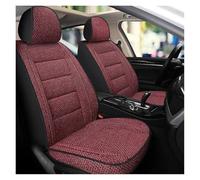 Ggwqoops Universal Car Seat Cover Linen Fabric Protector Breathable Front Single Seat Cushion Fully Surrounded For Auto Suv Truck Van Car Seat Covers(1pcs Red)