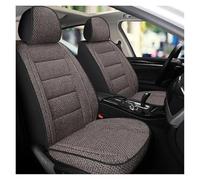 Ggwqoops Universal Car Seat Cover Linen Fabric Protector Breathable Front Single Seat Cushion Fully Surrounded For Auto Suv Truck Van Car Seat Covers(1pcs Coffee)