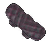 Ggwqoops Universal Car Seat Covers Pu Leather Car Seat Protector Four Seasons Car Seat Cushion Chair Carpet Pad Auto Accessories Car Seat Covers(Red Rear 1pc)
