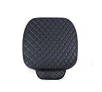 Ggwqoops Universal Car Seat Covers Pu Leather Car Seat Protector Four Seasons Car Seat Cushion Chair Carpet Pad Auto Accessories Car Seat Covers(Black Front 1pc)