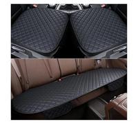 Ggwqoops Universal Car Seat Covers Pu Leather Car Seat Protector Four Seasons Car Seat Cushion Chair Carpet Pad Auto Accessories Car Seat Covers(Black 1 set)