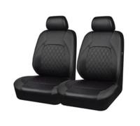 Ggwqoops Universal Fit Most Cars PU Leather Car Seat Covers Airbag Compatible Interior Accessories Front/Rear/Full Set Cover Cushion Car Seat Covers(2 Piece Front Seat)