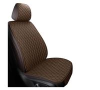 Ggwqoops Universal Flax Car Seat Cover Front Rear Cushion Comfortable Breathable Protector Mat Four Season Pad Auto Interior Accessories Car Seat Covers(Brown)