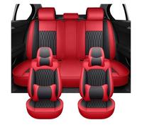 Ggwqoops Universal Full Set Car Seat Covers For Toyota For Corolla For Yaris For Raize For Hilux For Camry For Prius For Land For Cruiser For Prado Car Seat Covers(1Red)