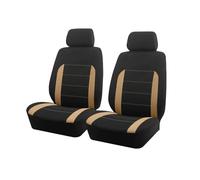 Ggwqoops Universal Size Fit For Most Car Suv Truck Van Accessories Interior Seat Covers For Full Set Car Seat Covers(Beige 2 seat)