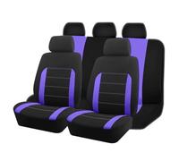 Ggwqoops Universal Size Fit For Most Car Suv Truck Van Accessories Interior Seat Covers For Full Set Car Seat Covers(Purple 5 seat)