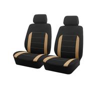 Ggwqoops Universal Size Fit For Most Suv Truck Van Accessories Interior Seat Covers For Car Full Set Car Seat Covers(Beige 2 seat)