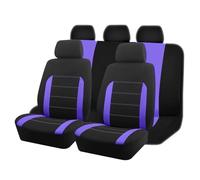 Ggwqoops Universal Size Fit For Most Suv Truck Van Accessories Interior Seat Covers For Car Full Set Car Seat Covers(Purple 5 seat)