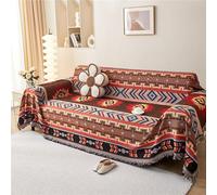 GGWYBAFS Slipcovers For Couches And Sofas,Bohemian Style，Graffiti Sofa Cover Cloth, Nordic Style Ins Sofa Dust Cover, Full Cover Sofa Set Decorative Blanket.(Style 6,180 * 300cm/71x118in)
