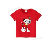 (GGXL 617, 140cm) Paw Patrols Kids T-shirt Children Clothing Boys Girls Clothes Cartoon Streetwear Shirts Kawaii Figure Chase Skye Print Tops