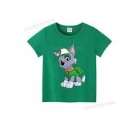 (GGXL 618, 120cm) Paw Patrols Kids T-shirt Children Clothing Boys Girls Clothes Cartoon Streetwear Shirts Kawaii Figure Chase Skye Print Tops