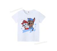 (GGXL 885-1, 110cm) Paw Patrols Kids T-shirt Children Clothing Boys Girls Clothes Cartoon Streetwear Shirts Kawaii Figure Chase Skye Print Tops