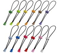 GGXZHT 12 Piece Bag Clips for Food Storage - Adjustable food clips freezerbag sealing clips - Plastic food packet clips for frozen peas&sandwich bag or Kitchen Organisation -15cm