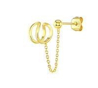 GGYTMQL 1 pcs chain stud earrings for women tassel clip on earrings earrings jewelry drop