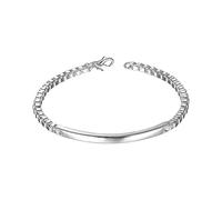 GGYTMQL 100% 925 Women Men Long Stick Box Chain Bracelets For Women Men