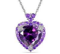 GGYTMQL 100% Chain 45cm Necklace Natural Amethyst Topaz Pendant Beautiful Women Gemstone Wedding Pendant Made in China
