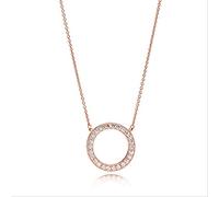 GGYTMQL 100% Charm Necklace Female Heart Valentine's Day Heart-Shaped Necklace Jewelry