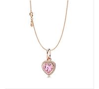 GGYTMQL 100% charm necklace female heart valentine's day heart-shaped necklace jewelry Made in China