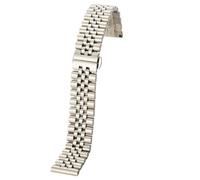 GGYTMQL 12 13 14 16 17 18 19 20 21 22mm Soild Watch Band Strap Stainless Steel Watchband Bracelet Hollow Arc Interface Watch Band