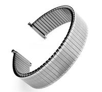 GGYTMQL 16/18/20/22mmStretch Expansion Stainless Steel Watch Strap Metal Elastic Watch Band Men Women Wristband Accessories Bracelet