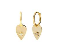 GGYTMQL 18k Plated Zircon Hoop Earrings For Women Piercing Earring Ear Buckle Jewelry Pendientes