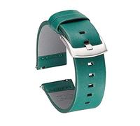 GGYTMQL 18mm 20mm 22mm 24mm Genuine Leather Strap Watch Watchband for Smart Watch Quick Release Watchbands(Gray,18mm)