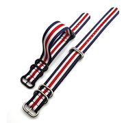 GGYTMQL 18mm 20mm 22mm 24mm Nylon Strap Band Thicken Stainless Steel Ring Buckle Woven Fabric Men Replacement Watch Band Belt