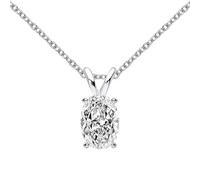 GGYTMQL 1ct real moissanite pendant necklace summer necklace for women 925 sterling silver pass diamond jewelry