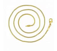 GGYTMQL 1mm snake chain necklace women accessories jewelry with choker necklace 40cm-75cm Made in China