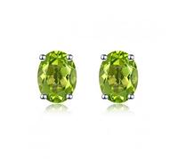 GGYTMQL 2.23ct genuine amethyst stud earrings solid jewelry for women earings gemstone jewelry