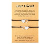 GGYTMQL 2/3/4/5 Pcs Friendship Bracelets Matching Distance Bracelets for Friends Love Knot Infinity Bracelet for Women Bff Bracelet Gifts for Best Friends Sisters