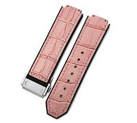 GGYTMQL 20mm 22mm Cowhide Rubber Watchband 25mm * 19mm，For Hublot Watch Strap Calfskin Silicone Bracelets sport