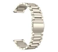 GGYTMQL 20mm, 22mm, Stainless Steel Band Quick Release Universal Metal Replacement Strap Smart Watch Bracelet
